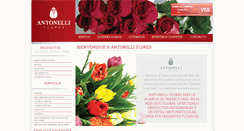 Desktop Screenshot of antonelliflores.com.ar